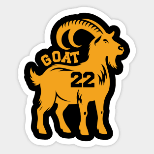 Goat 22 Sticker